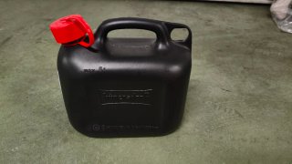 Bidón Gasolina Negro 5L