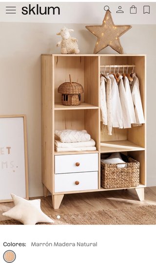 Cama infantil Cruenu + Armario Sklum