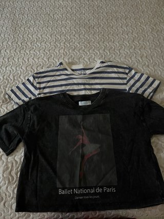 Lote 2 Camisetas Niña Cortas