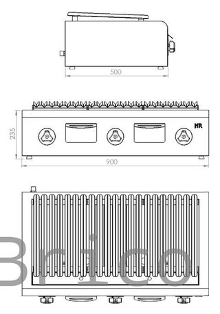 Barbacoa Gas Serie 500 - B900