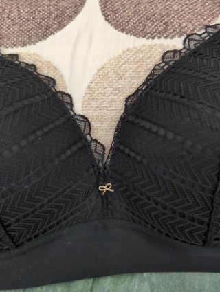 Sujetador negro encajepine talla M