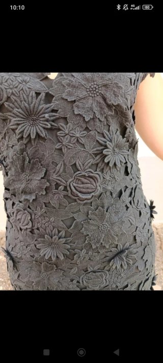 Vestido negro corto