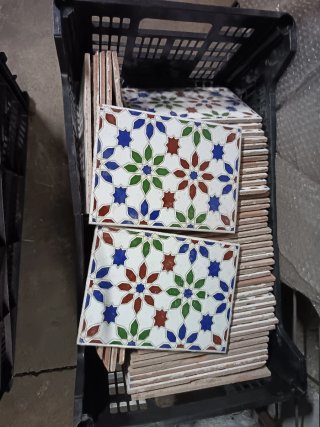 Baldosas hidráulicas decoradas