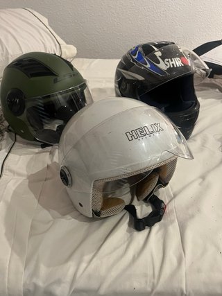 Lote 3 Cascos Moto (Shir, Helix, LS2)