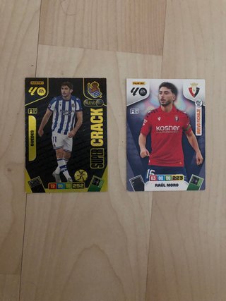 Cartas Adrenalyn Panini