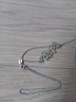 Collana in argento con nome Michela in arabo
