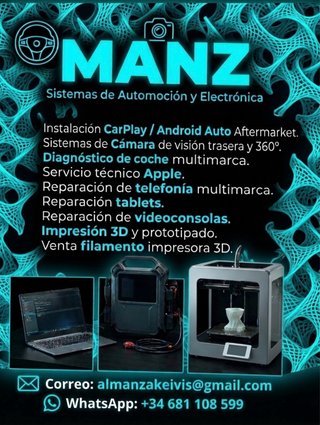 Reparacion ,apple, android, 3D, Pc, laptop,Carplay