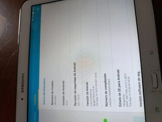 Tablet Samsung Blanca
