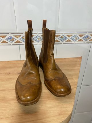 Botines de piel Belstaff color camel Talla 44