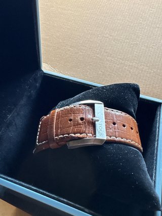 Reloj Tous Cuero Marrón y Plata