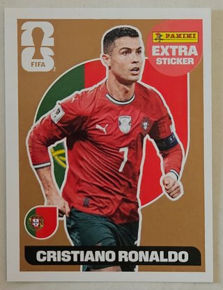 Cromo Extra Sticker de Ronaldo Bronce Mundial 2026