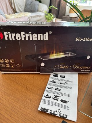 Chimenea Mesa Bioetanol FireFriend + Caja
