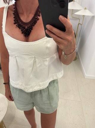 Collar de piedras granate