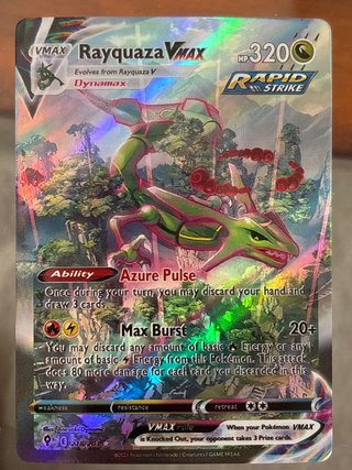 Carta Pokémon Rayquaza VMAX 320 HP