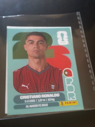 Cromo Cristiano Ronaldo Panini Mundial 2026