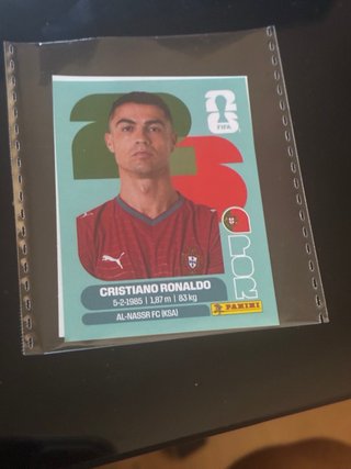 Cromo Cristiano Ronaldo Panini Mundial 2026