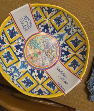 Insalatiera Maison Tortora 36cm Stile Siciliano