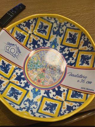 Insalatiera Maison Tortora 36cm Stile Siciliano