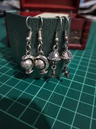 Pendientes Plata Estilo Hindú