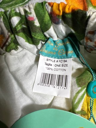 Vestido boho chic estampado frutas
