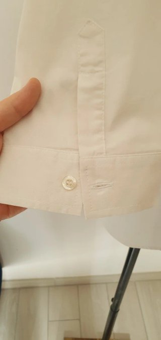 Camicia Zara Bianca Manica 3/4 Tg L