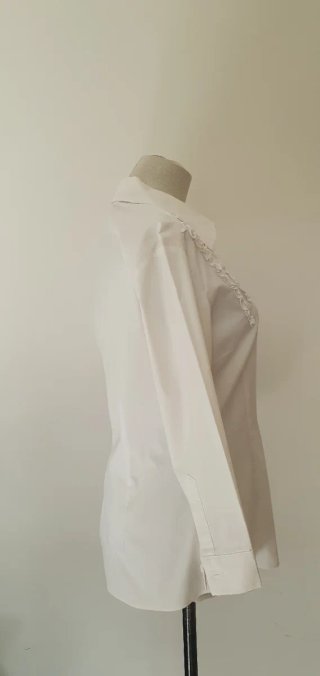 Camicia Zara Bianca Manica 3/4 Tg L