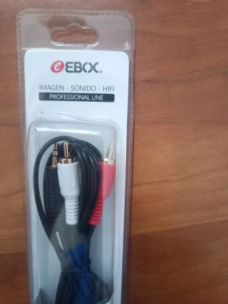 Cable EBOX 3.5mm a 2 RCA 1.5m