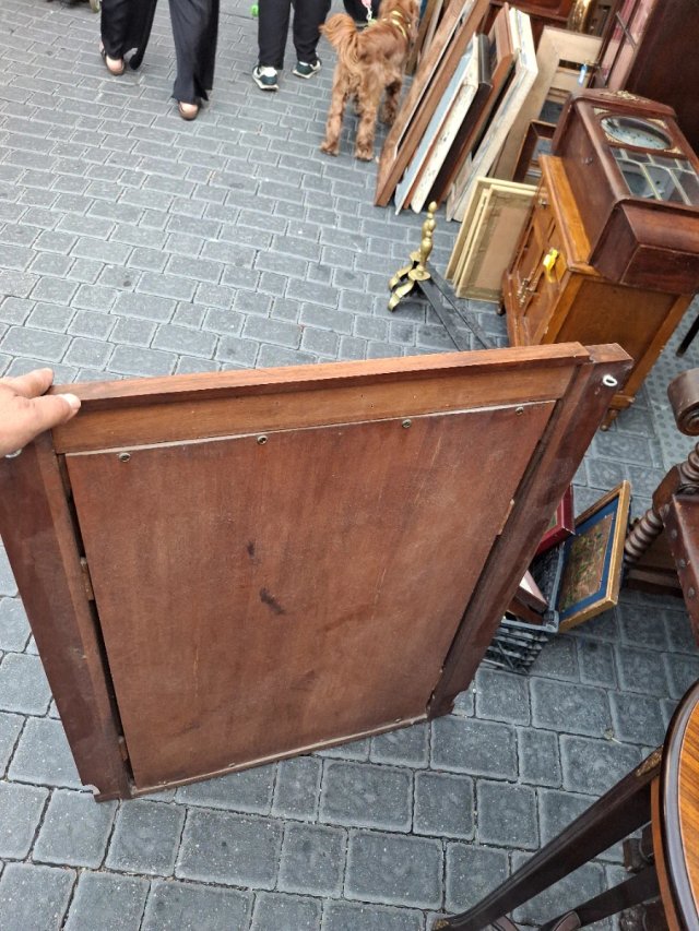 Espejo antiguo madera y cristal