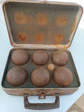 Set di bocce con valigetta
