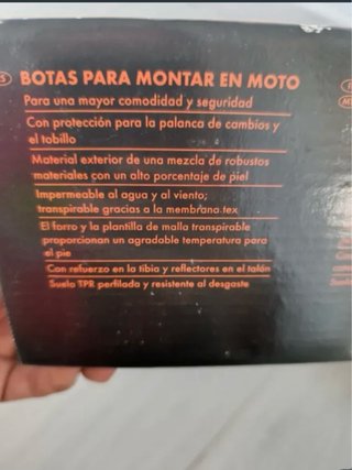 Botas de moto aventura/enduro/motocross talla 44