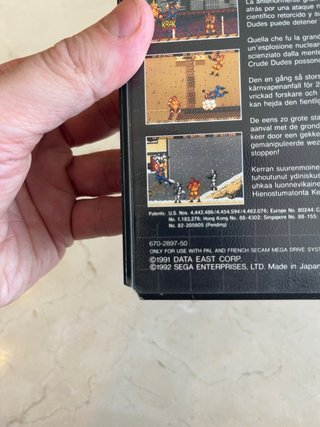 Two Crude Dudes - Sega Mega Drive (PAL)