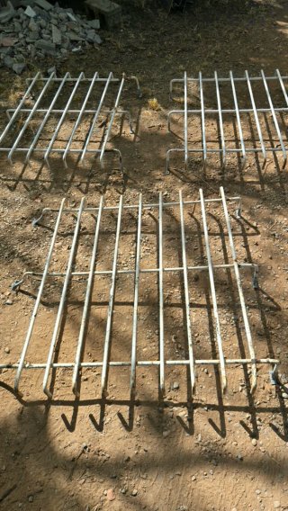 3 Rejas de Hierro Blancas
