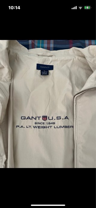 Chaqueta Gant Beige Hombre