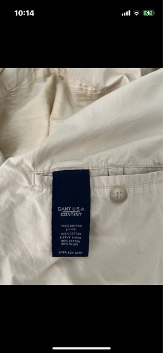 Chaqueta Gant Beige Hombre