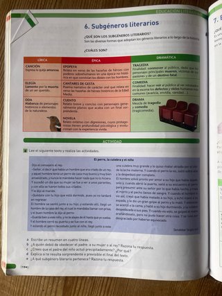 Lengua castellana y literatura 1, ESO