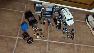 Playmobil Coche Policía y Barco