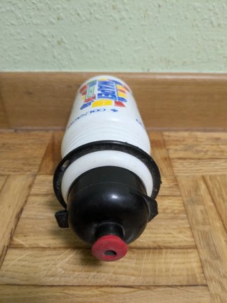 Bidón bote antiguo de ciclismo del equipo Mapei