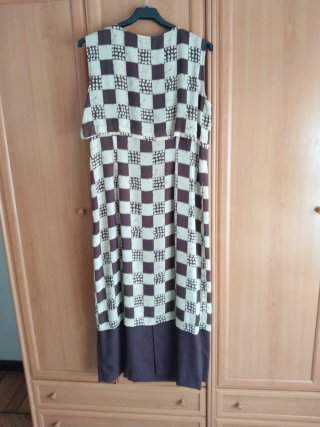 Vestido estampado cuadros