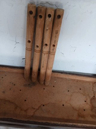 4 Patas Madera Mesaalto 55