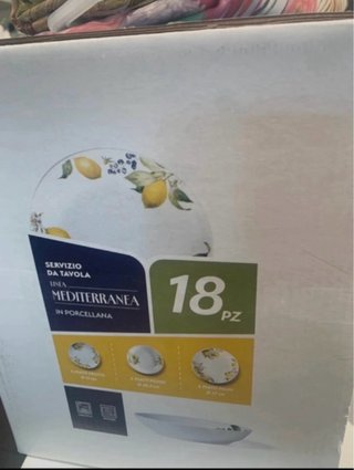 Servizio Piatti 18 Pezzi Limoni