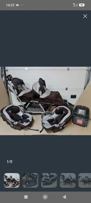 Carricoche doble Peg Perego Duette