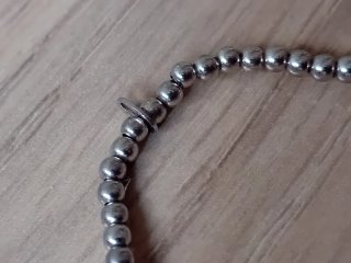 Braccialetto elasticizzato in argento con cuore