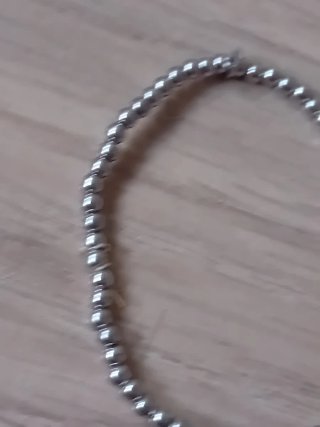 Braccialetto elasticizzato in argento con cuore