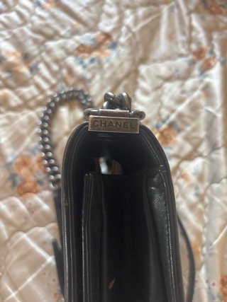 Bolso Chanel Negro Piel Chevron