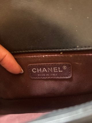 Bolso Chanel Negro Piel Chevron