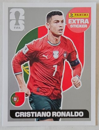 Cromo Ronaldo Extra Sticker Plata Mundial 2026