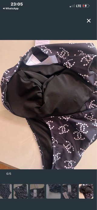 Bañador negro chanel