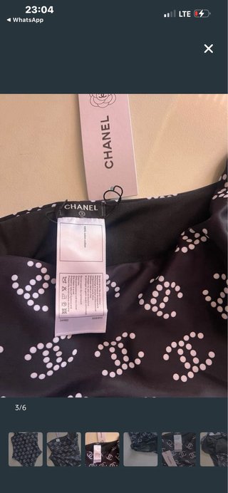 Bañador negro chanel