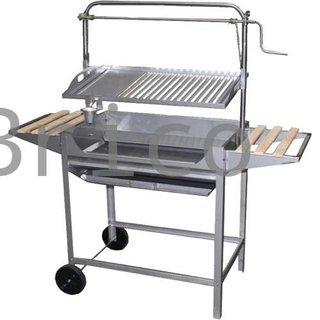 Barbacoa Premium Acero Inoxidable 140x50x124 cm TROIA CX BR - Orework