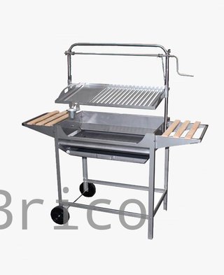 Barbacoa Premium Acero Inoxidable 140x50x124 cm TROIA CX BR - Orework